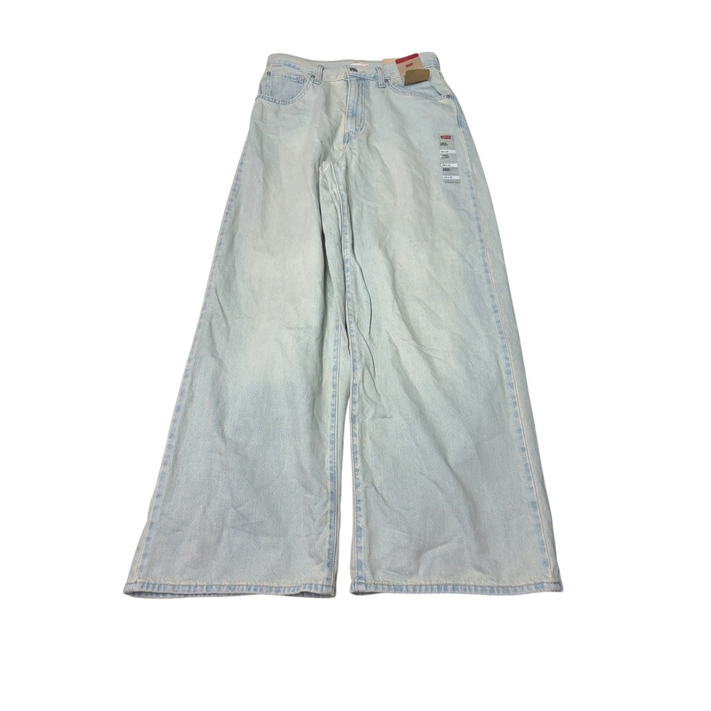 NWT Levis Cinch Baggy High Rise Jeans Light Wash Womens 28x31 001UP-0009